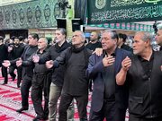 ببینید | حضور رییس جمهور در مراسم عزاداری عاشورای حسینی ارومیه