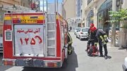 ببینید | آتش سوزی در هتل فردوسی مشهد مصدوم و فوتی نداشت