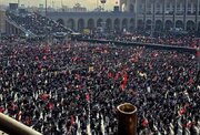 ببینید | تصاویر هوایی از جمعیت پرشور مردم در مراسم اقامه نماز بر پیکر رهبر شهید انقلاب